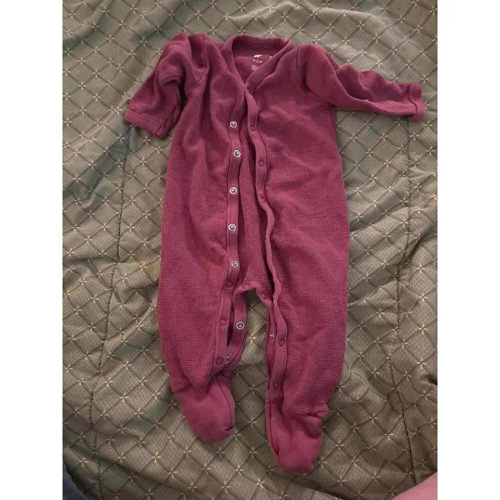 MONICA & ANDY LOT 3-6 month snap pajamas